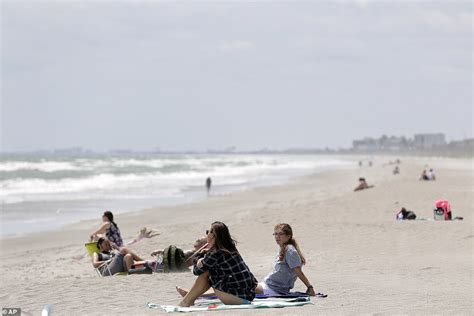 Residents Flock To Floridas Cocoa Beach As It Reopens For Sun Tanning Sound Health And
