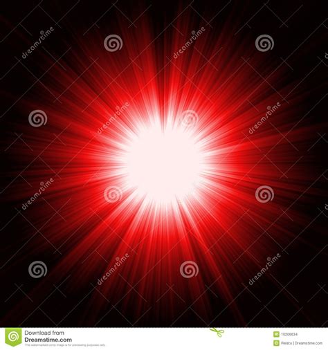 Red Light Burst Stock Images Image 10206634