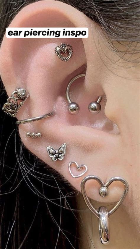 Ear Piercing Inspo Pinterest