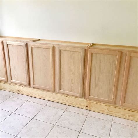 Find and save ideas about garage cabinets on pinterest. How to Build in Wall Cabinet Using Stock Kitchen Cabinets ...