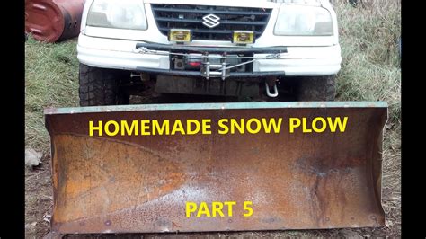 Homemade Utv Snow Plow Part5 Youtube