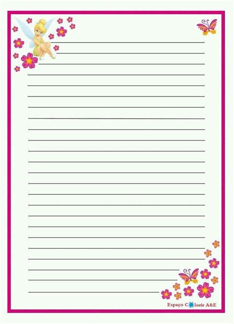 Papel De Carta Writing Paper Printable Stationery Writing Paper