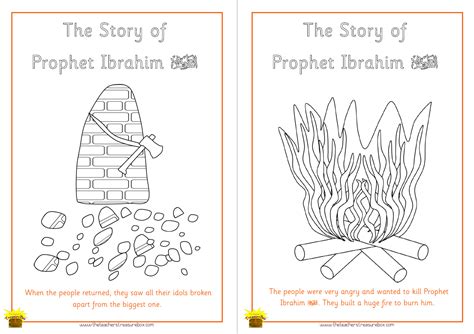 The Story Of Prophet Ibrahim Colouring Sheet