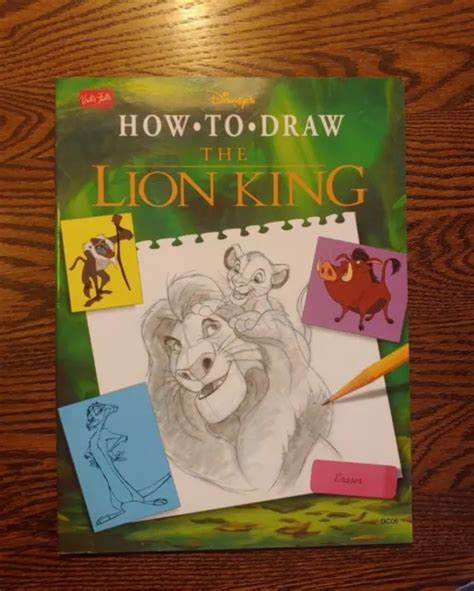 Disneys How To Draw The Lion King Drawingsketching Book By W Foster