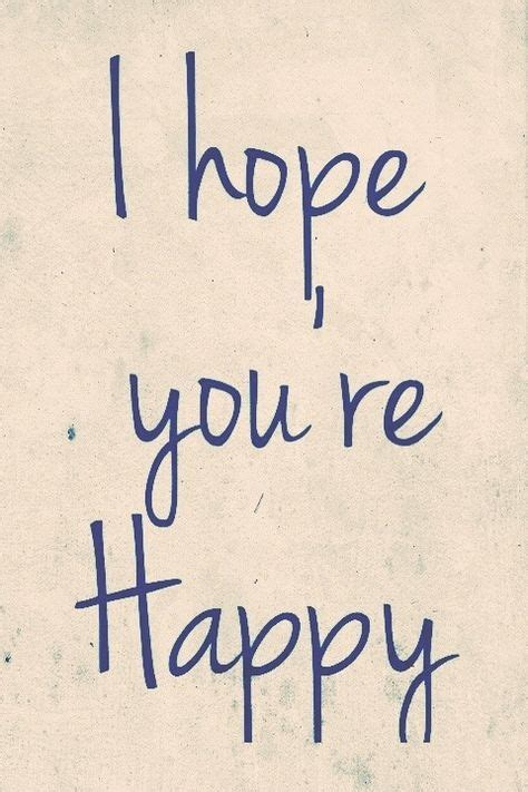 I Hope You Re Happy