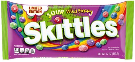 Sour Wild Berry Skittles Limited Edition Freeze Pop Imposter Skittles