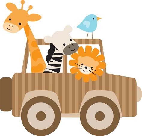 A Giraffe Zebra And Bird Are Riding In The Back Of A Truck