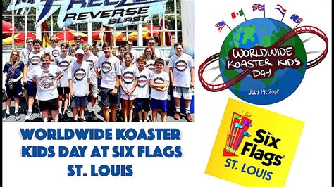 Worldwide Koaster Kids Day At Six Flags St Louis Youtube