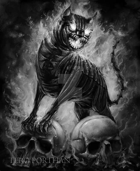 Hiisi Demon Cat By Teroporthan On Deviantart In 2022 Mythical