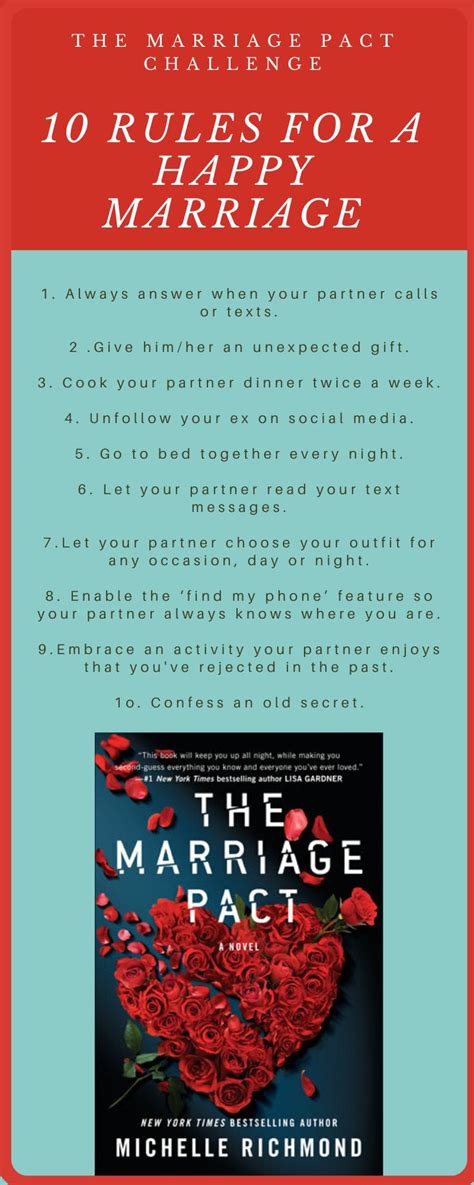 The Marriage Pact Challenge 10 Rules For A Happy Marriage Marriage