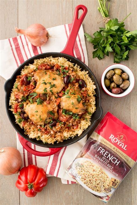 One Pot Provençal Chicken With French Rice Pilaf A Great Way To