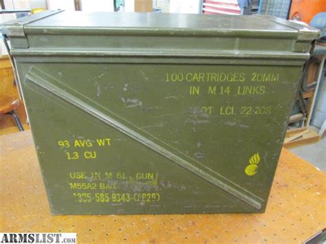 Armslist For Sale 20mm Ammo Can