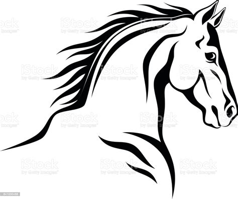 Horse Head Stock Illustration Download Image Now Istock