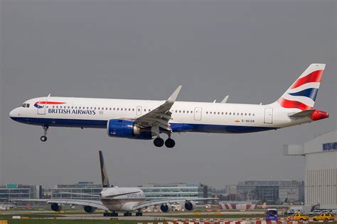 British Airways Airbus A321 251NX G NEOR London Heathr Flickr
