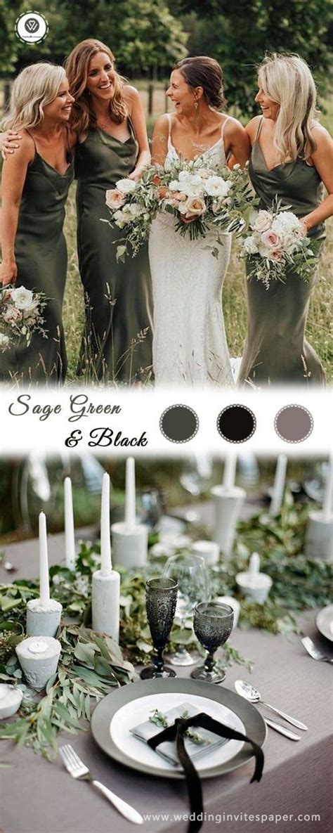 Top 6 Sage Green Wedding Color Palettes Sagegreendress