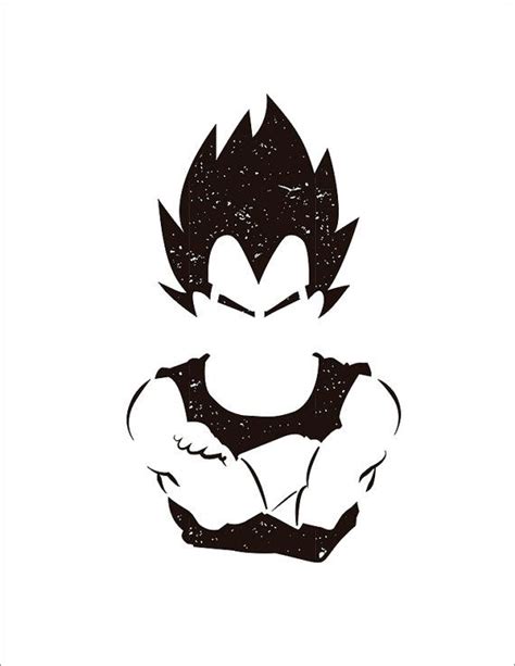 Shop for all 99p & under selected items online at shein uk! Minimalist Portrait Vegeta by TheHappyTikiDesign on Etsy | Dragon ball tattoo, Dragon ball art ...
