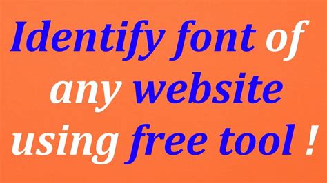 Font Identifier Font Finder Chrome Font Picker How To Identify