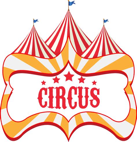 Circus Logo Banner Design 4454234 Vector Art At Vecteezy