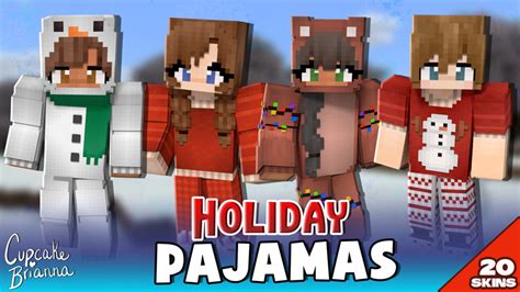 Holiday Pajamas Hd Skin Pack By Cupcakebrianna Minecraft Skin Pack Minecraft Marketplace
