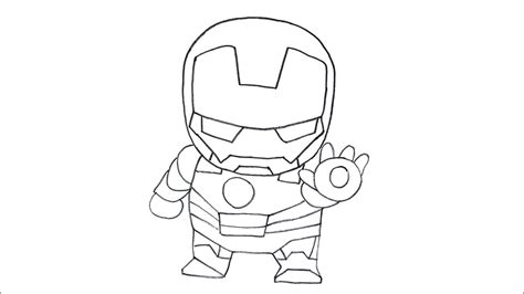 How To Draw A Iron Man Cara Menggambar Iron Man Youtube