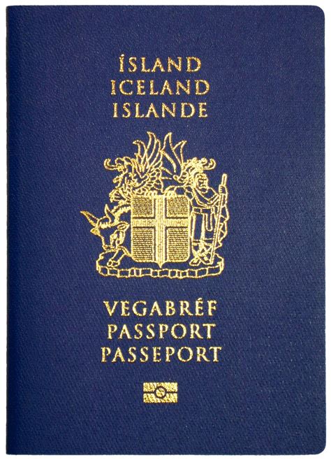 Passport of Island | Passport, Biometric passport, Iceland