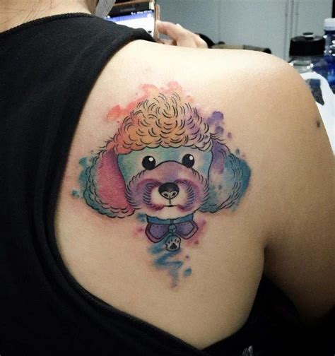 The 14 Coolest Poodle Tattoo Designs In The World Dog Groomer Tattoo
