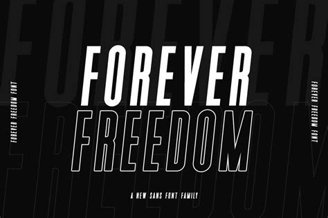 Forever Freedom Font Family By Salt & Pepper Designs | TheHungryJPEG.com