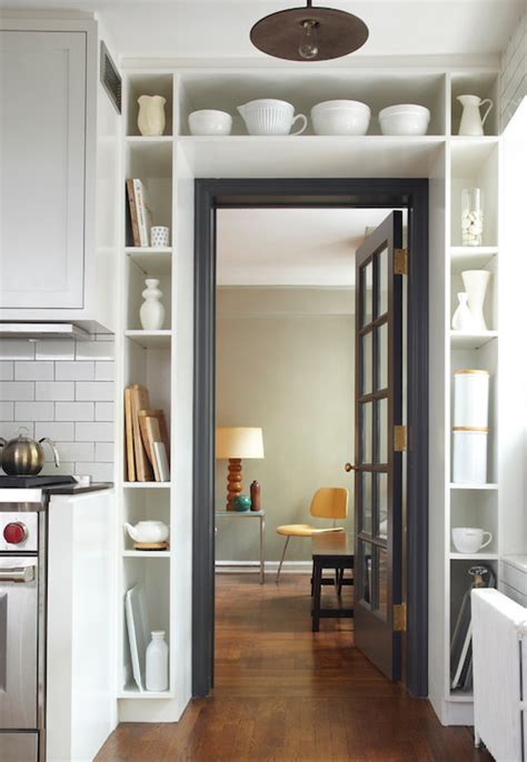 Shelf Above Door Modern Kitchen Lauren Rubin Architecture
