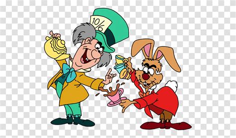 March Hare And Mad Hatter Clip Art Alice In Wonderland Characters