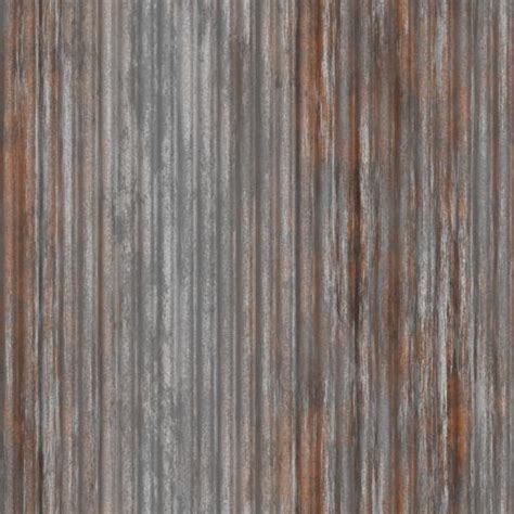 Old Corrugated Roof Sheet Seamless Pbr Materials And Textures