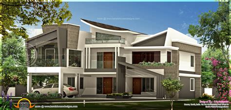 Unique Contemporary Luxury House Kerala Home Design And