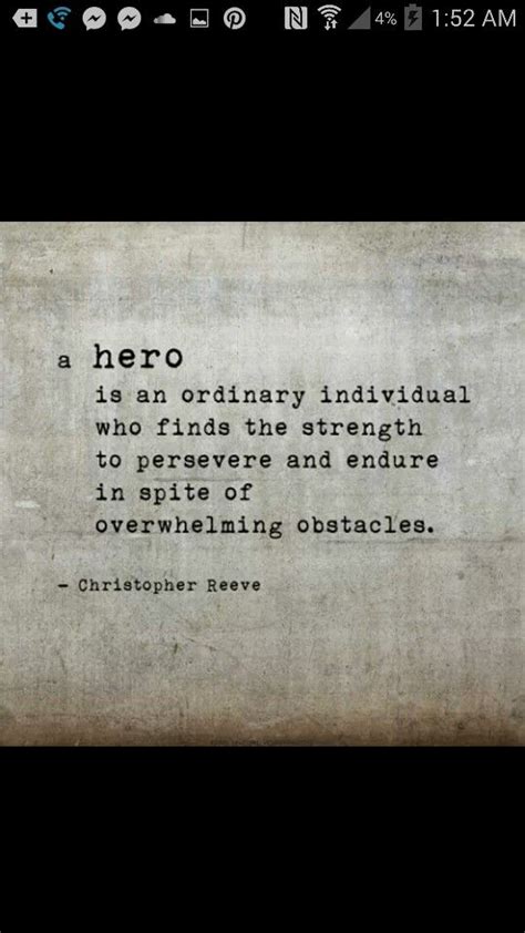 Hero Ordinary Individual Find Strength Persevere Endure Spite
