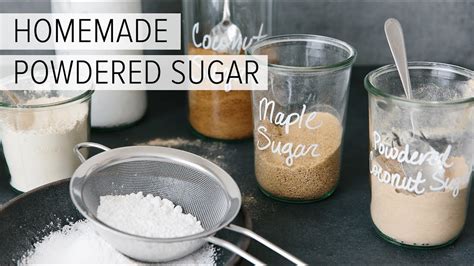 How To Make Powdered Sugar In 30 Seconds Quick And Easy Youtube