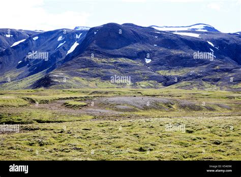 Scenery Along The Kjolur Highland Road Iceland Europe Stock Photo Alamy
