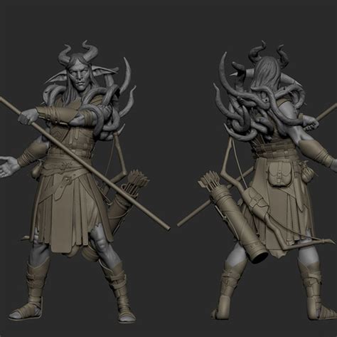 3d Sculpting A Pair Of Fantasy Characters In Zbrush · 3dtotal · Learn