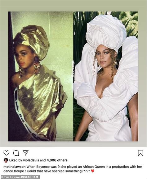 beyonce s mom tina knowles shares throwback of singer at age nine when she played an african