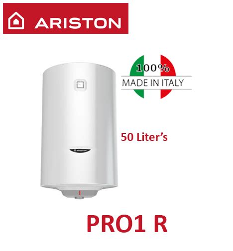 Ariston water heaters come in various designs and sizes to suit any requirement or budget. Ariston PRO1 R 50 Liters Electric Water Heater / Geyser ...