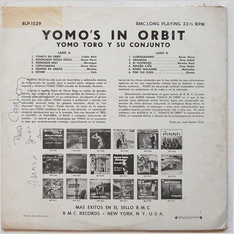 Yomo Toro Y Su Conjunto Vinyl Record Latin Salsa Music Lp Latin Music