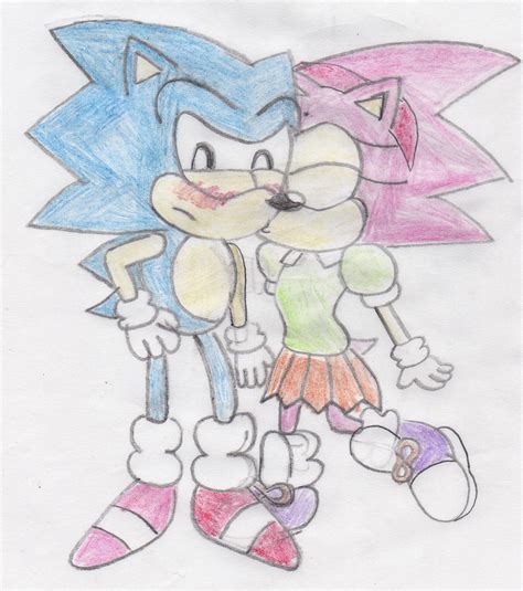 Sonic And Amy By Classicsonicsatam On Deviantart
