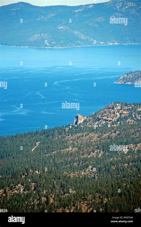 Lake Tahoe California Sierra Nevada Mountains Heavenly Stock Photo Alamy