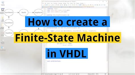 How To Create A Finite State Machine In Vhdl Youtube