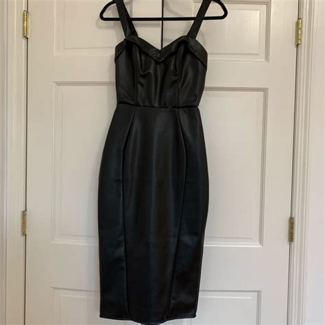 deadly dames dresses deadly dames downtown dame faux leather black sxs poshmark