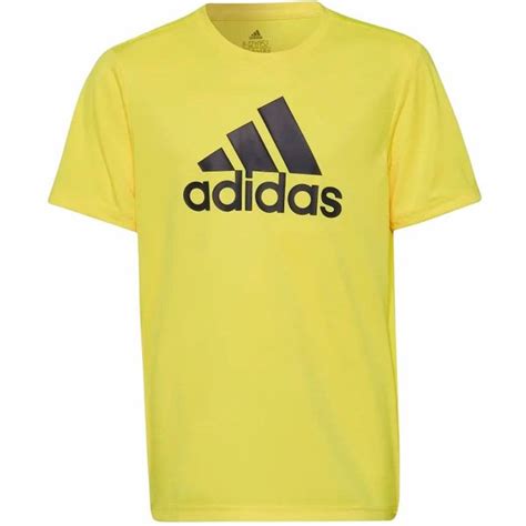 Koszulka Juniorska Designed To Move Big Logo Tee Adidas żółty