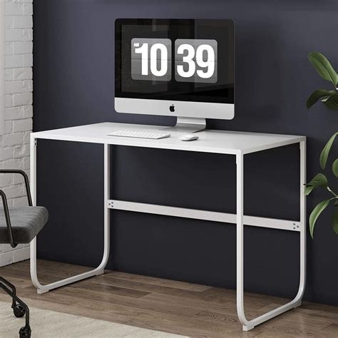 Industrial Small Home Office Computer Or Work Desk With 2 Open Storage