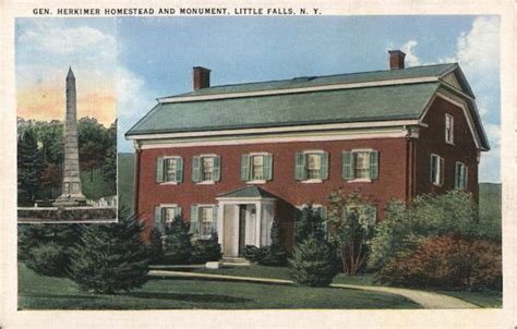 Gen Herkimer Homestead And Monument Little Falls Ny Postcard