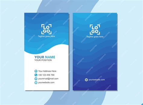 Premium Vector Illustrator Business Card Layout