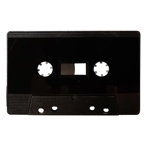 Black Blank Audio Cassette Tapes Retro Style Media