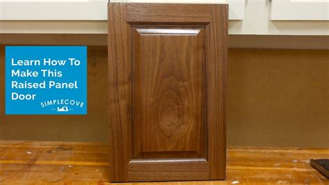 How To Make A Raised Panel Cabinet Door You