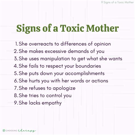 9 Signs Of A Toxic Mother The Effects Of Being Raised By One