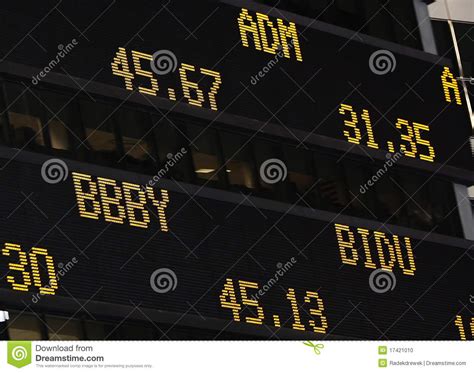 Stock Market Ticker Editorial Image Image Of York Times 17421010